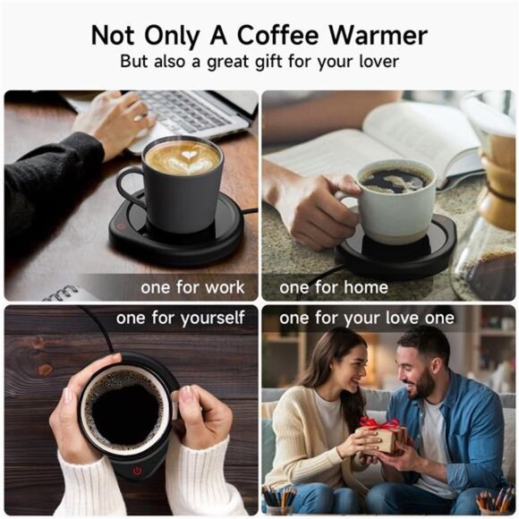 Coffee Mug Warmer for Desk,Cup Warmer with Auto Shut Off Smart Temperature - Picture 5 of 7